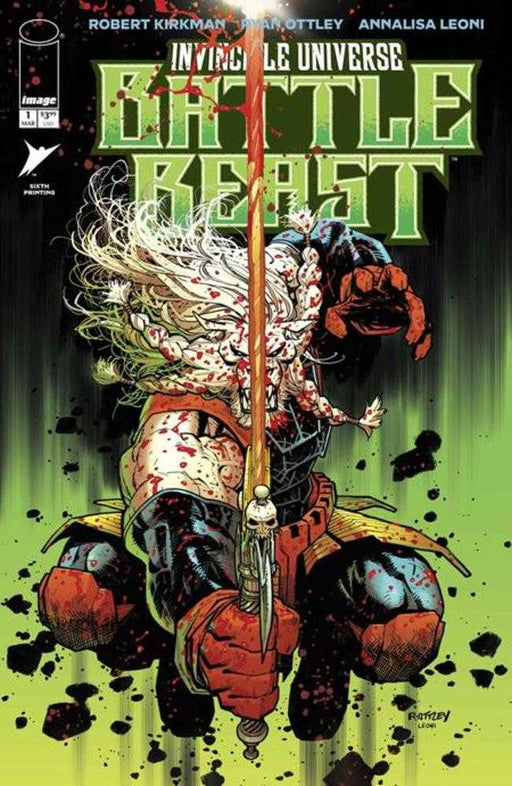 Invincible Universe Battle Beast #1 6 Th Printing Image Comics