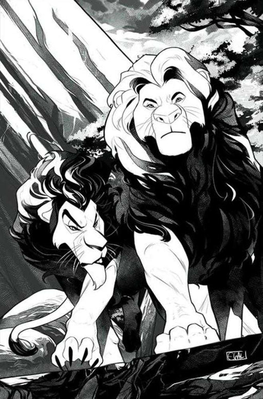 Lion King #3 Cover J Inc 1:5 Bonus Edwin Galmon Line Art Full Art Variant Dynamite Entertainment