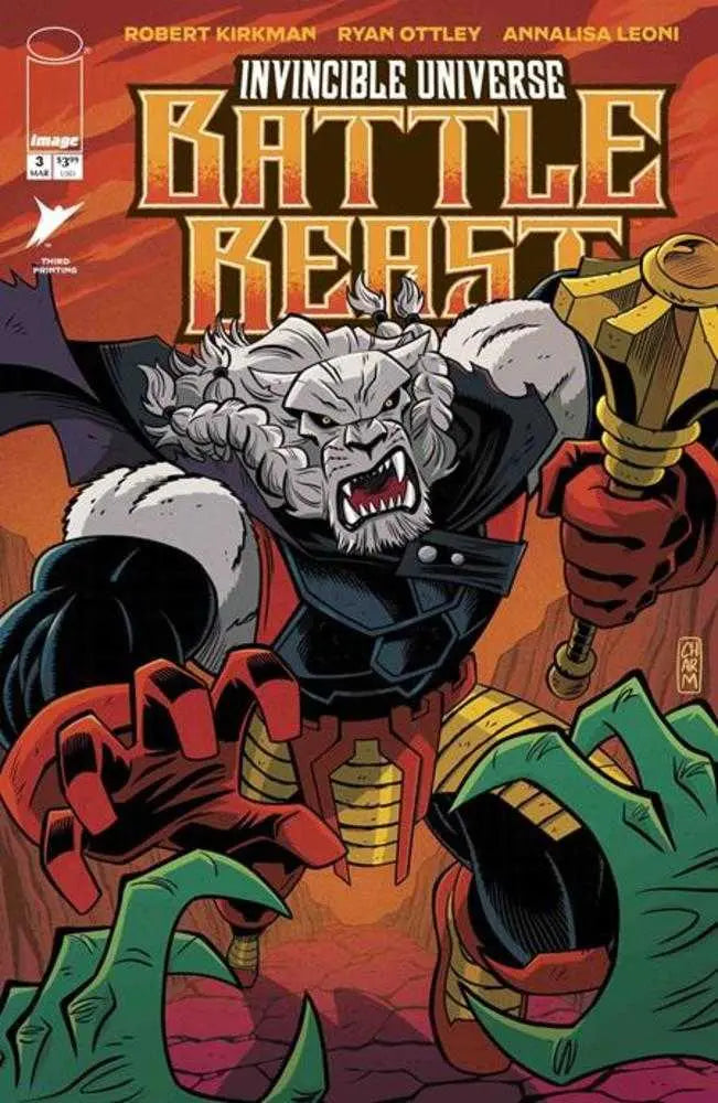 Invincible Universe Battle Beast #3 3rd Printing Image Comics
