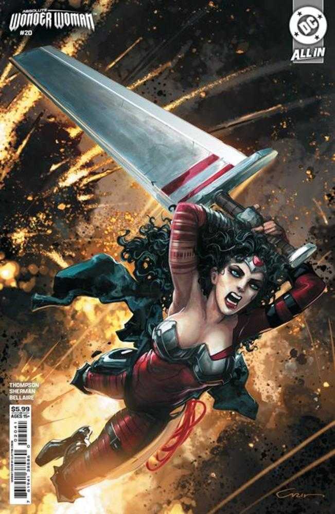 Absolute Wonder Woman #20 Cover D Clayton Crain Card Stock Variant DC Comics