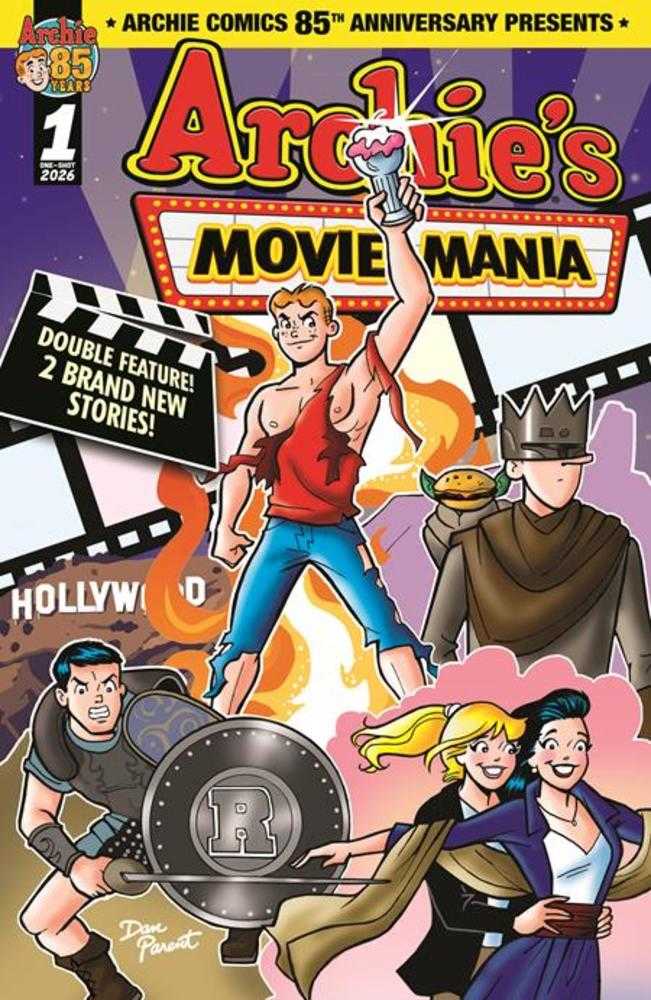 Archie Comics 85 Th Anniversary Presents Archies Movie Mania #1 (One Shot) Cover A Dan Parent Archie Comics