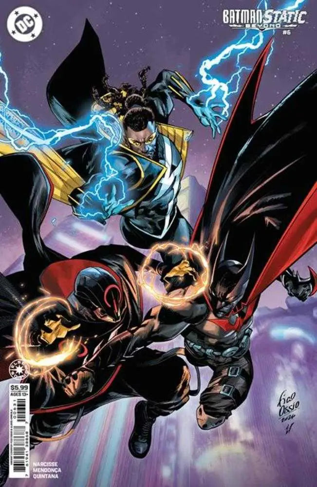 Batman Static Beyond #6 (Of 6) Cover C Fico Ossio Card Stock Variant DC Comics