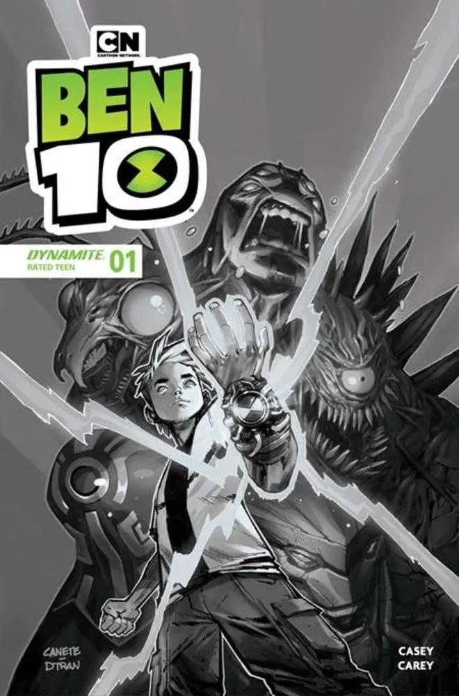 Ben 10 #1 Cover J 1 in 10 Eric Canete Line Art Variant Dynamite Entertainment