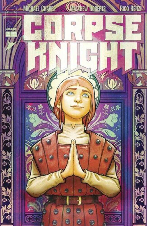 Corpse Knight #2 (Of 6) Cover D 1 in 25 Nimit Malavia Stained Glass Variant (Mature) Image Comics