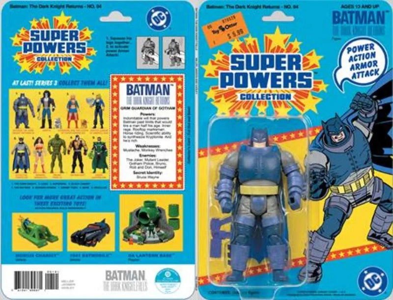 Batman The Dark Knight Returns #4 (Of 4) Facsimile Edition Cover B Jason Geyer & Alex Saviuk Dark Knight Returns Armored Super Powers Action Figure Card Stock Variant DC Comics