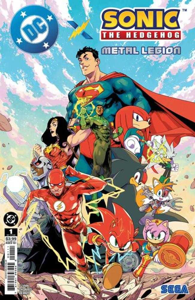 DC X Sonic The Hedgehog The Metal Legion #1 (Of 5) Cover A Pablo M Collar DC Comics