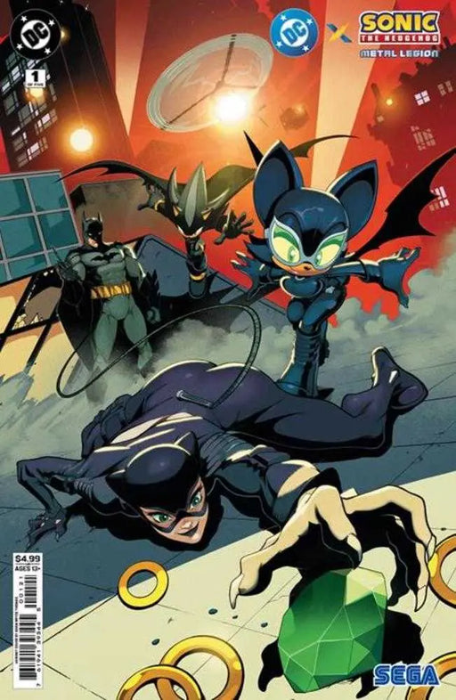 DC X Sonic The Hedgehog The Metal Legion #1 (Of 5) Cover B Adam Bryce Thomas Card Stock Variant DC Comics