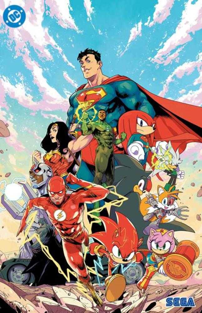 DC X Sonic The Hedgehog The Metal Legion #1 (Of 5) Cover E Pablo M Collar Foil Variant DC Comics