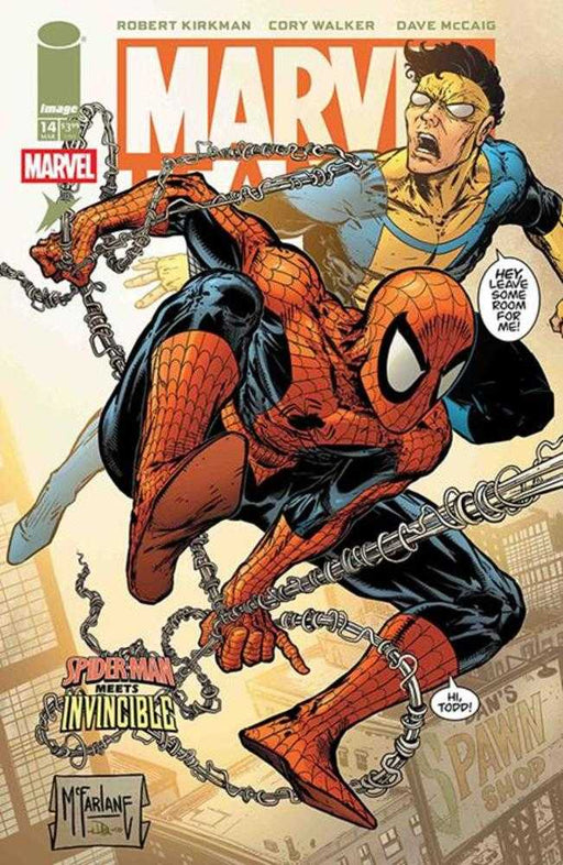 Df Marvel Team Up #14 Facsimile Edition Todd McFarlane & Dave Mccaig Variant Cgc Graded Dynamic Forces