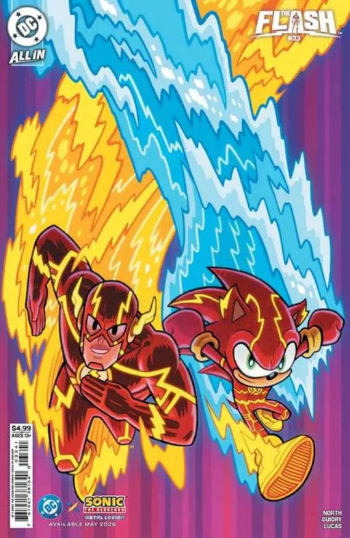 Flash #33 Cover D Dan Hipp DC X Sonic Card Stock Variant DC Comics