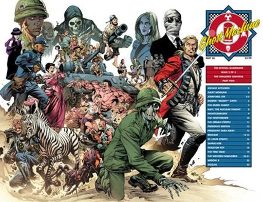 Ghost Machine The Official Guidebook #2 (Of 5) Cover C Ivan Reis & Danny Miki Wraparound Variant Image Comics