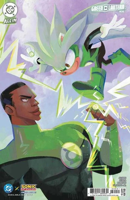 Green Lantern #35 Cover E Crystal Kung DC X Sonic Card Stock Variant DC Comics
