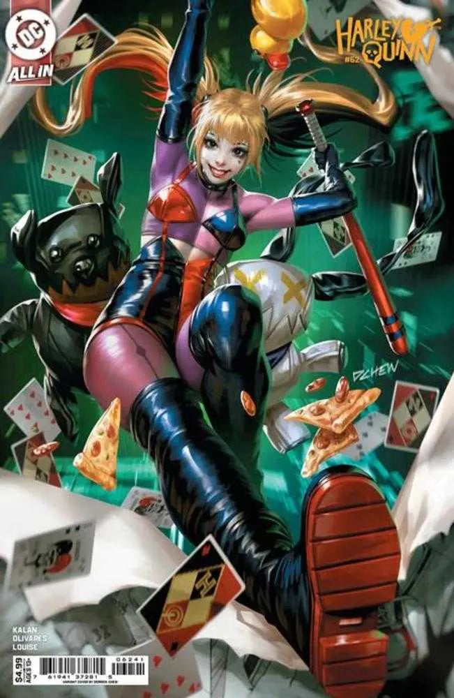 Harley Quinn #62 Cover D Derrick Chew Card Stock Variant DC Comics