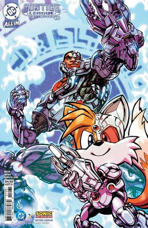 Justice League Unlimited #19 Cover F Carlos Danda DC X Sonic Card Stock Variant DC Comics