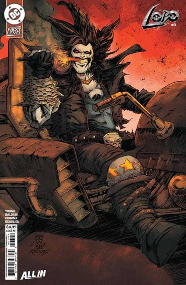 Lobo #3 Cover D Denys Cowan Card Stock Variant DC Comics