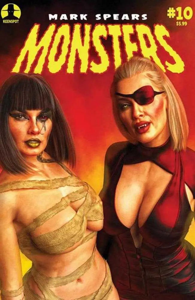 Mark Spears Monsters #10 Cover D Mark Spears Blood & Beauty Variant Ex Posse Holdings/Keenspot