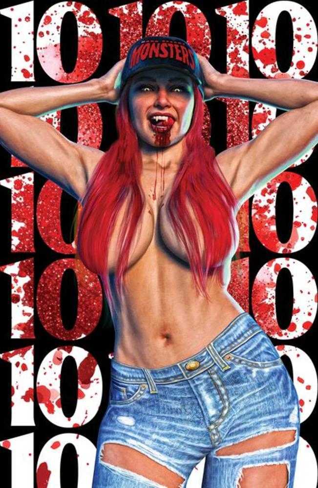 Mark Spears Monsters #10 Cover F Mark Spears 1 in 50 Fangirl Spot Foil Variant (Free) Ex Posse Holdings/Keenspot