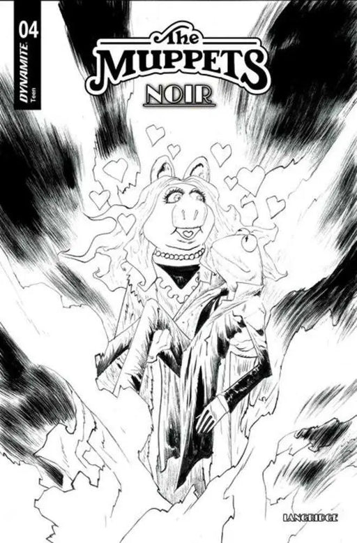 Muppets Noir #4 Cover D 1 in 10 Jae Lee Line Art Variant Dynamite Entertainment