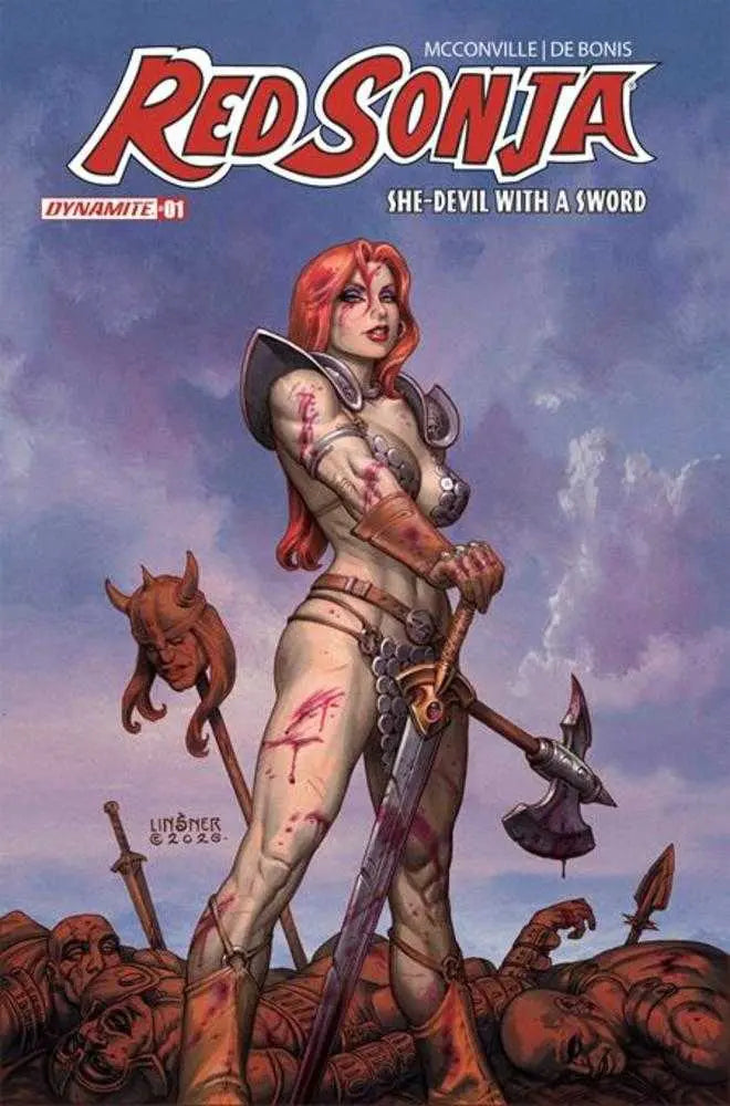 Red Sonja She Devil With A Sword #1 Cover C Joseph Michael Linsner Variant Dynamite Entertainment