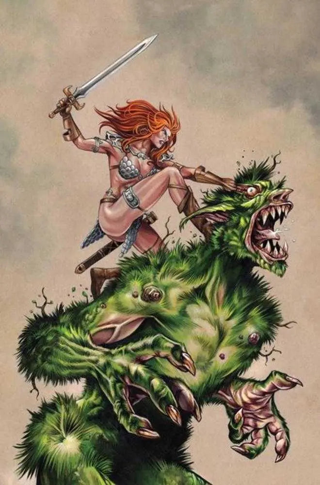 Red Sonja She Devil With A Sword #1 Cover L 1 in 10 Mike Rooth Full Art Cover Variant Dynamite Entertainment