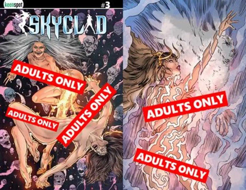 Skyclad #3 Cover C Michal Dutkiewicz Adults Only Flip Variant (Mature) Ex Posse Holdings/Keenspot