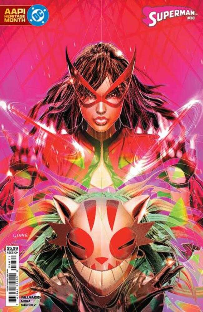 Superman #38 Cover G John Giang Aapi Heritage Month Card Stock Variant (The Reign Of The Superboys) DC Comics