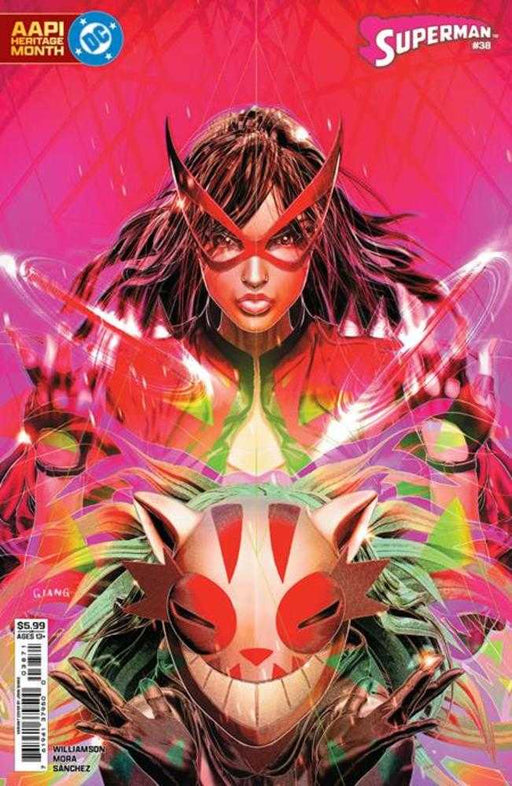 Superman #38 Cover G John Giang Aapi Heritage Month Card Stock Variant (The Reign Of The Superboys) DC Comics