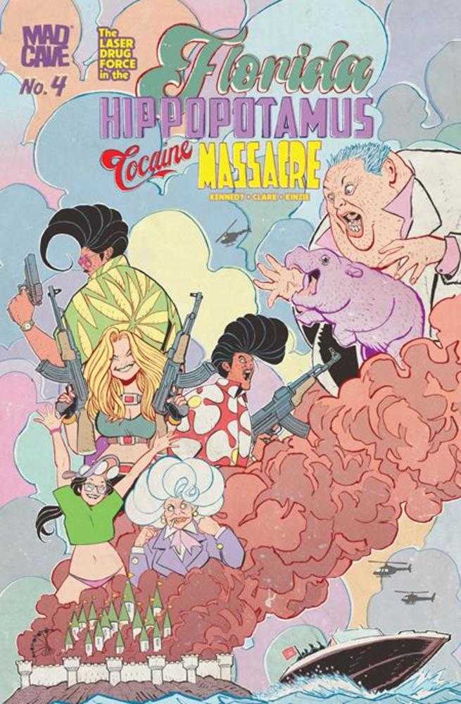 Florida Hippopotamus Cocaine Massacre #4 (Of 4) (Mature) Mad Cave Studios