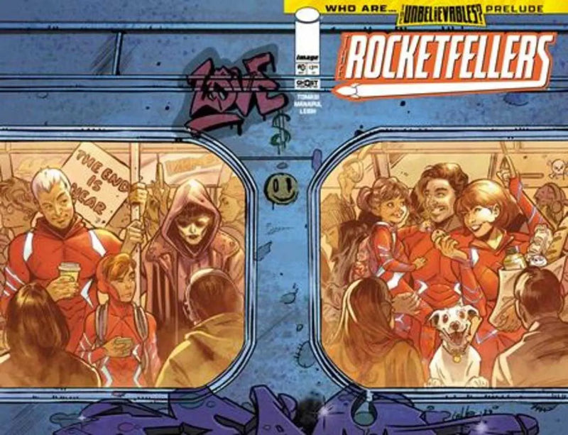 Rocketfellers #0 Cover C Leila Leiz & John Kalisz Wraparound Variant Image Comics