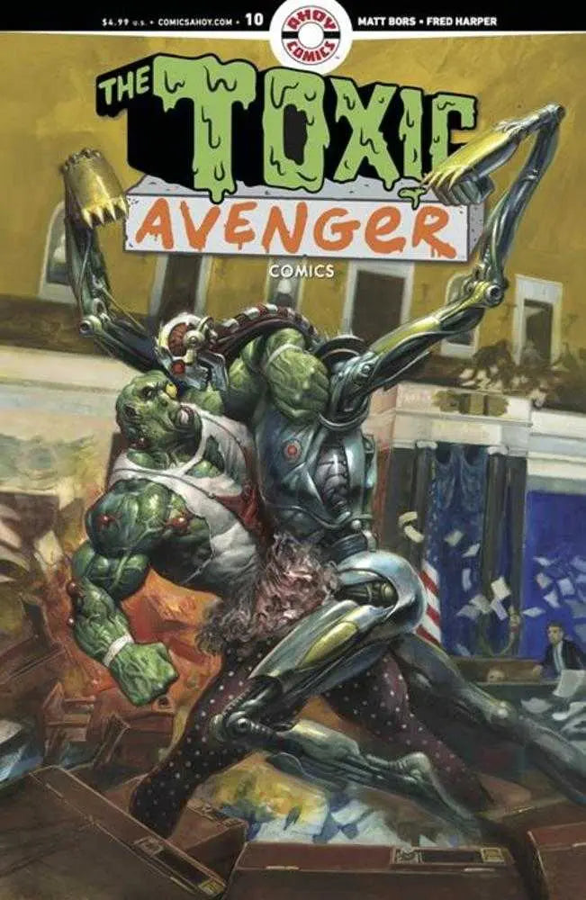 Toxic Avenger Comics #10 Cover A Fred Harper (Mature) Ahoy Comics