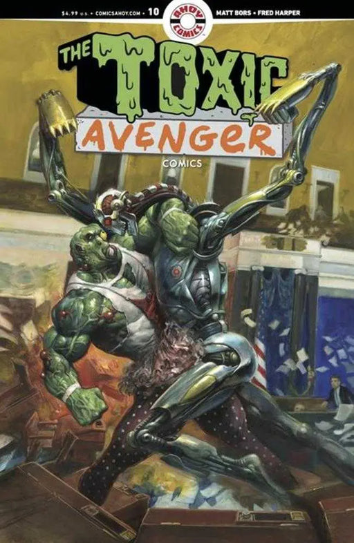 Toxic Avenger Comics #10 Cover A Fred Harper (Mature) Ahoy Comics