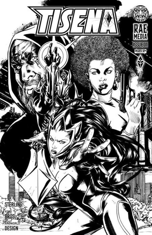 Tisena #1 (Of 6) Cover E Inc 1:15 Alitha Martinez Bw Variant Massive Publishing