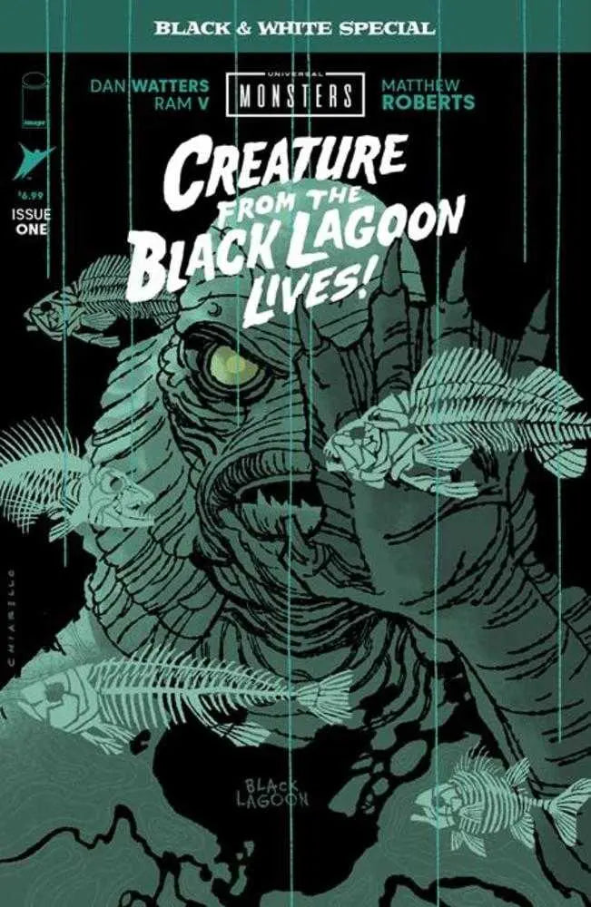 Universal Monsters Creature From The Black Lagoon Lives Black & White Special #1 (Of 2) Cover B Mark Chiarello Variant Image Comics