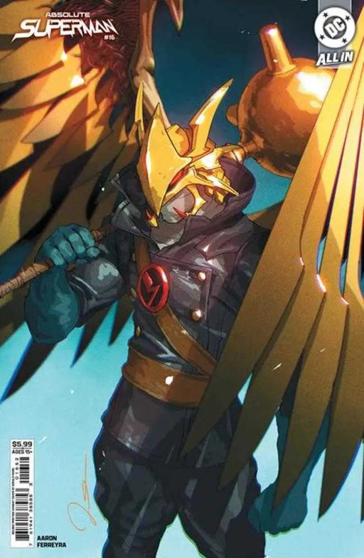 Absolute Superman #16 2nd Print Cover B Gerald Parel Card Stock Variant DC Comics