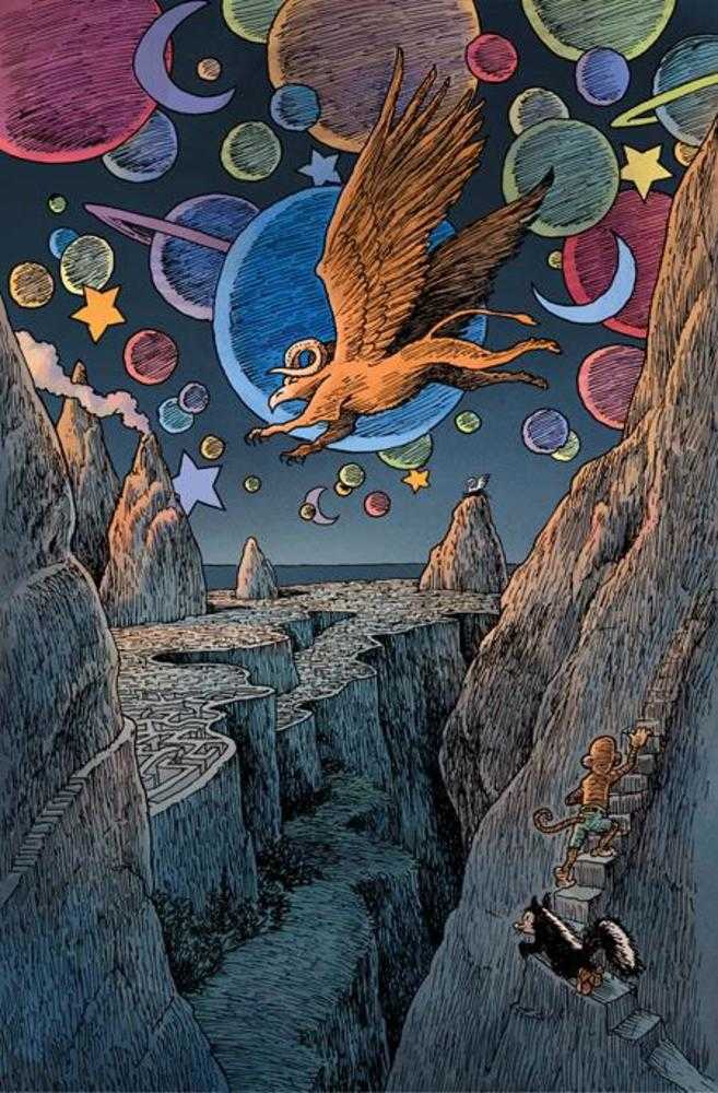 Beyond Megalith #0 Cover B Inc 1:20 Tony Millionaire Full Art Variant Bad Idea