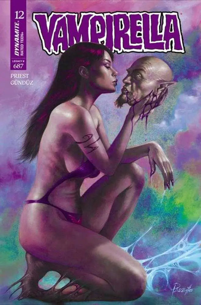 Vampirella #12 Cover M Lucio Parrillo Ultraviolet Variant Dynamite Entertainment