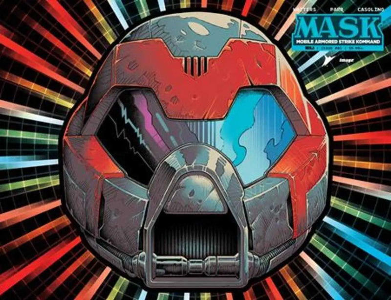 Mask #1 Cover P Pye Parr & Luke Preece & Andres Juarez Die Cut Foil Mask Variant Image Comics
