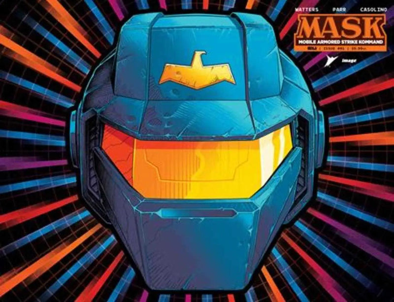 Mask #1 Cover Q Pye Parr & Luke Preece & Andres Juarez Die Cut Foil Mask Variant Image Comics