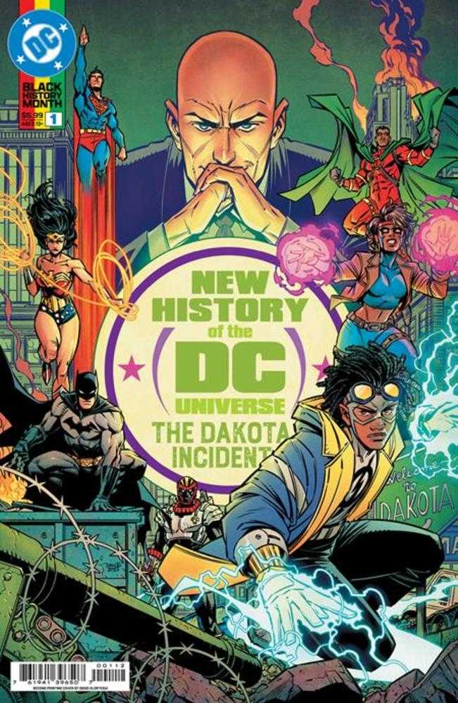 New History Of The DC Universe The Dakota Incident #1 (One Shot) 2nd Print Cover A Diego Olortegui DC Comics