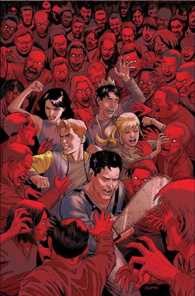 Archie X Army Of Darkness #5 Cover H 1 in 10 Craig Cermak Full Art Variant Dynamite Entertainment