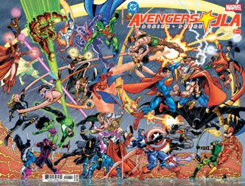 Avengers JLA #2 (Of 4) Facsimile Edition Cover D George Perez Foil Variant DC Comics