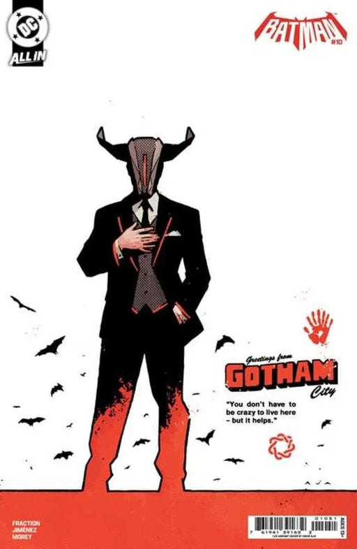 Batman #10 Cover F 1 in 25 David Aja Card Stock Variant DC Comics