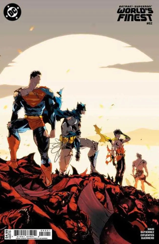 Batman Superman Worlds Finest #52 Cover B Adrian Gutierrez Card Stock Variant DC Comics