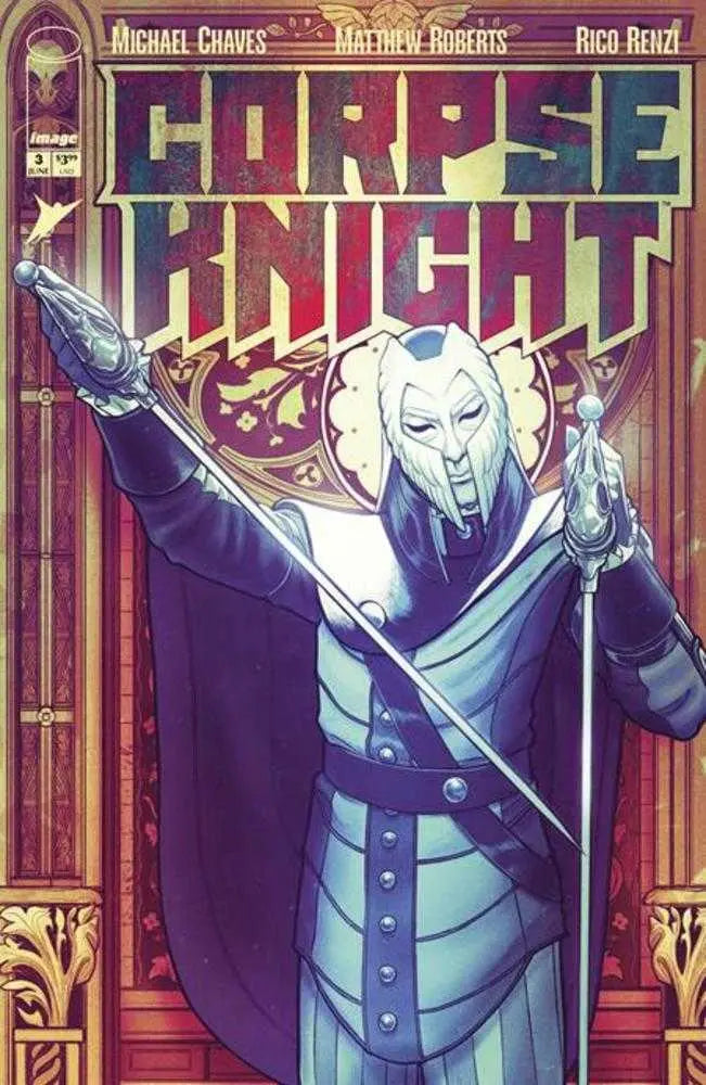 Corpse Knight #3 (Of 6) Cover D 1 in 25 Nimit Malavia Stained Glass Variant Image Comics
