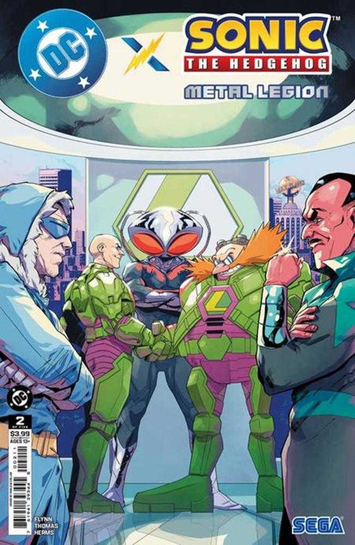 DC X Sonic The Hedgehog The Metal Legion #2 (Of 5) Cover A Pablo M Collar DC Comics