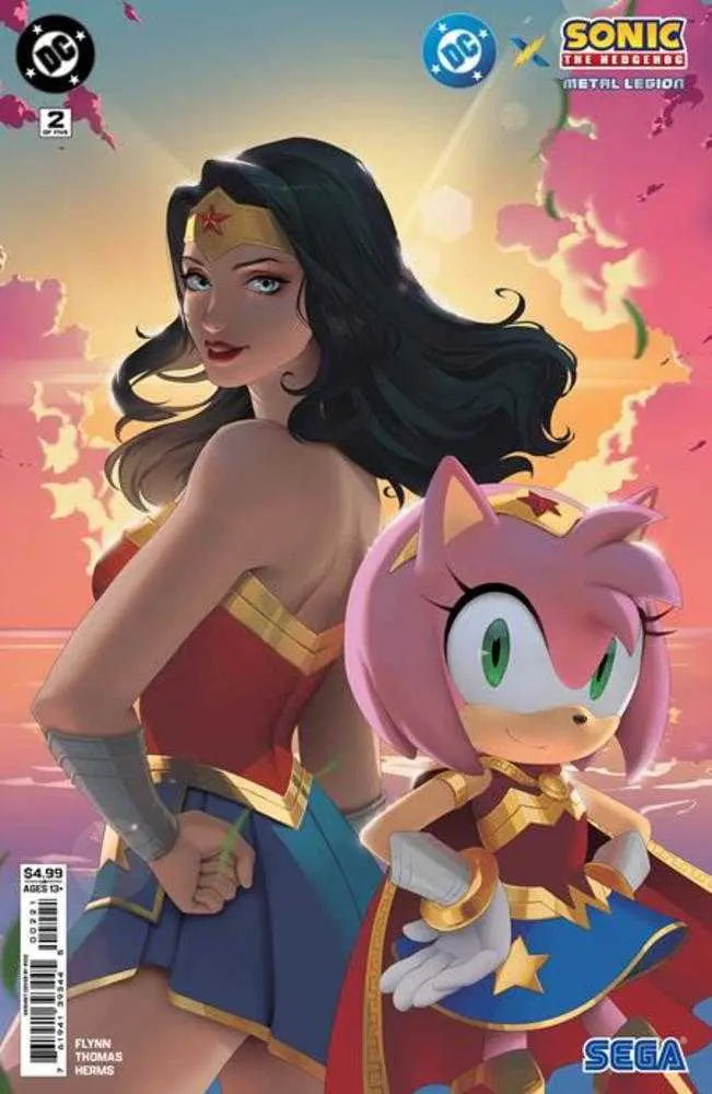 DC X Sonic The Hedgehog The Metal Legion #2 (Of 5) Cover B R1 C0 Card Stock Variant DC Comics