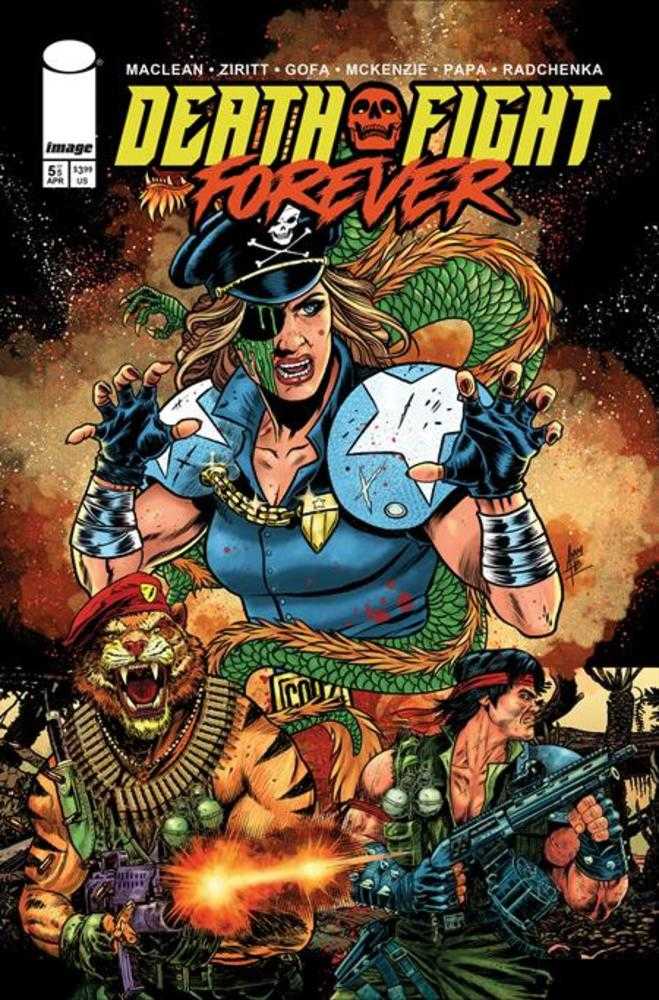Death Fight Forever #5 (Of 5) Cover C 1 in 25 Andy Belanger Variant (Mature) Image Comics