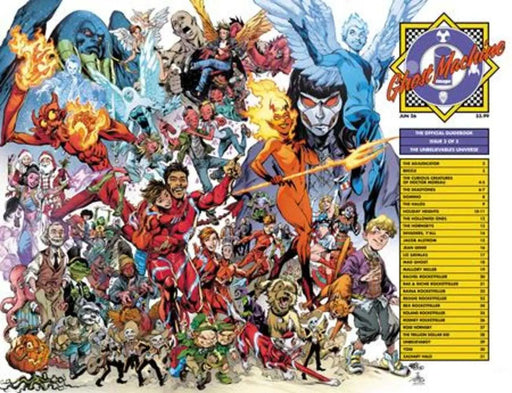 Ghost Machine The Official Guidebook #3 (Of 5) Cover C Ivan Reis & Danny Miki Wraparound Variant Image Comics