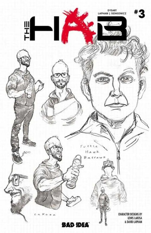 Hab #3 (Of 5) Cover E 1 in 50 Lewis Larosa David Lapham Variant Bad Idea