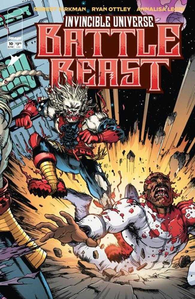 Invincible Universe Battle Beast #10 Cover C 1 in 10 Chris Burnham & Brian Reber Connecting Variant Image Comics